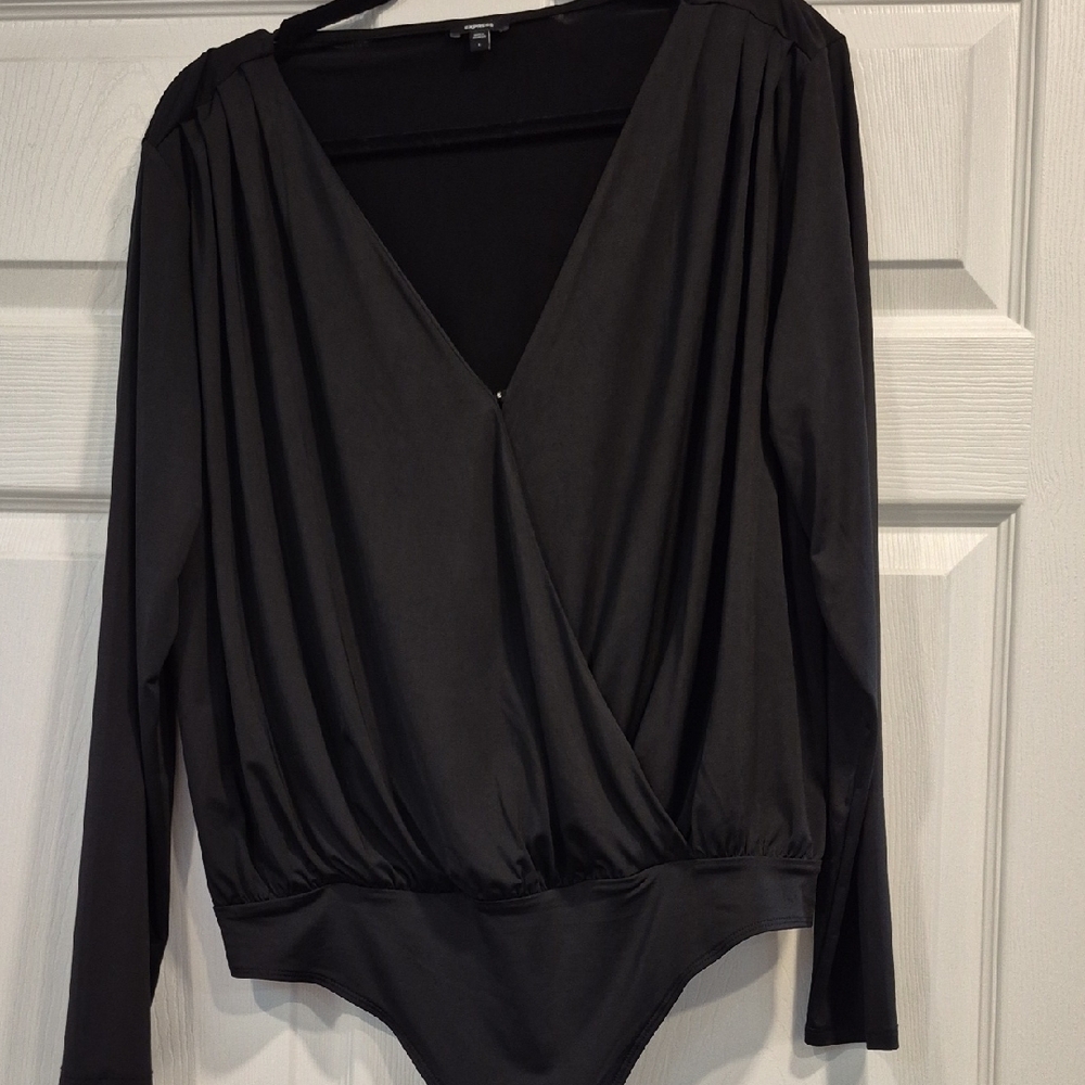 Express Black Women's Top Body Suit